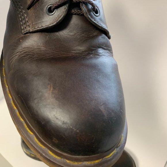 Doc Dr. Martens 5 Eye Padded Collar Oxford Gouche Crazy Horse US 11 - Picture 8 of 8